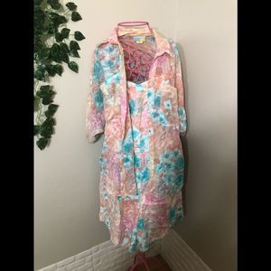 VINTAGE Sea sun 2pc romper set
